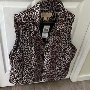 Michael Kors Animal Print Vest